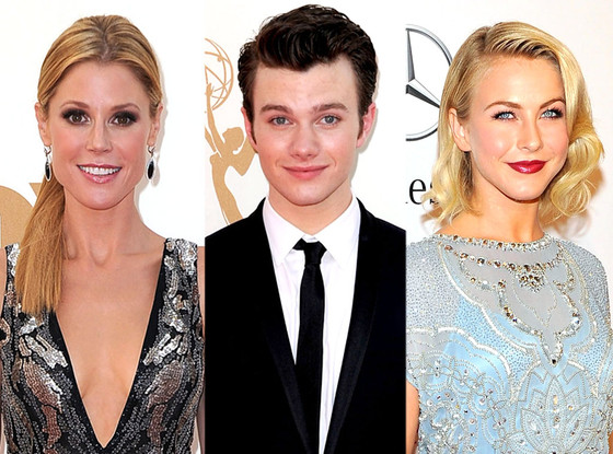 Julie Bowen, Chris Colfer, Julianne Hough Julie Bowen, Chris Colfer, Julianne Hough